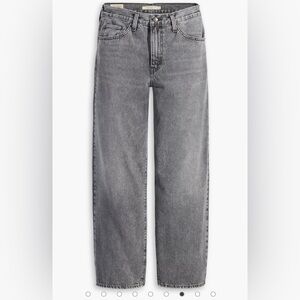 Levi's® Premium
BAGGY DAD WOMEN'S JEANS Color: What Once Was - Grey size 26